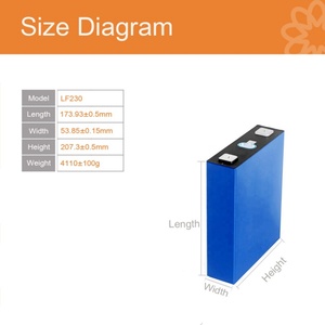 3.2v 230Ah Lifepo4 <b>Battery</b> Cells Eu Stock LF230 Lithium Iron Phosphate <b>Batteries</b> for <b>12V</b> 24V Golf Cart RV Boat - Product Image 4
