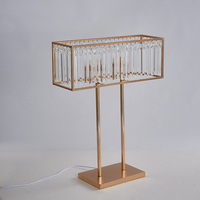 Centre de table pour mariage, remise de diplôme, Nouvel An chinois, Noël, Diwali, Pâques, 29,5 pouces de haut, carré doré, en cristal et métal durable