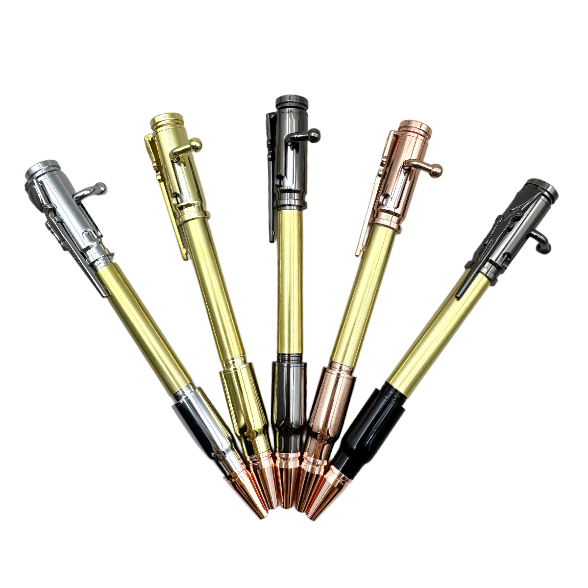 Kit Da 12 Penne Tornio Per Legno, Slim 7mm Con Ricariche Nere, Inserti In Ottone Per Fai-da-te, Non Include Legno O Utensili