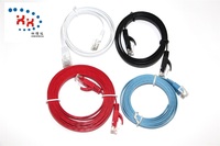 Cable de Red Plano de Diferentes Longitudes (1ft 12in) XXD OEM, Súper Suave, Pasa Pruebas de Canal, Cat5e Cat6 Rj45, Cable Ethernet Colorido