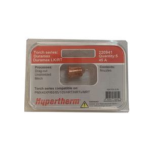 Consumibles de <span class=keywords><strong>Plasma</strong></span> Originales para <span class=keywords><strong>Cortadora</strong></span> de <span class=keywords><strong>Plasma</strong></span> <span class=keywords><strong>Hypertherm</strong></span> 45x, Boquilla 220941 - Product Image 1