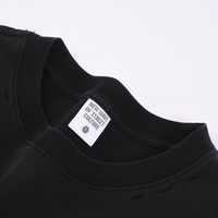 T-shirt unisexe personnalisé, déchiré, de bonne qualité, coupe ample, style streetwear, respirant, imprimé DTG, pour hommes