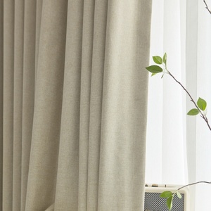 Chất Lượng Cao Đầy Đủ Màn Satin Vải Vải Lanh Tốt Với Loại Tơ Sống In Mô Hình Dệt Phong Cách Nhà Máy Bán Rèm - Product Image 4