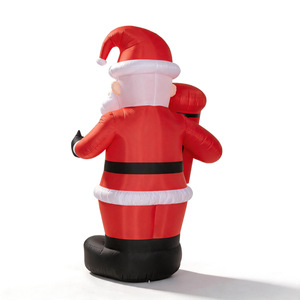 Modèle gonflable de Père Noël 2026 tenant un email, décoration extérieure de cour, ornement d'ambiance festive - Product Image 6