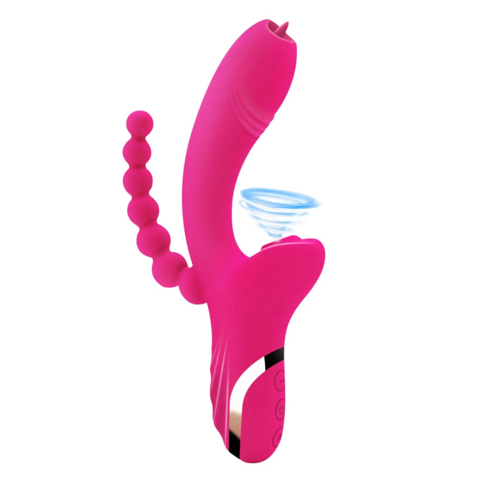 IUOUI 3 In 1 klitoral emme vibratör G Spot klitoris stimülatörü kadınlar için vakum yapay penis vibratör seks oyuncakları kadın için