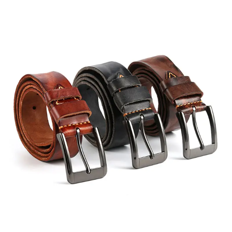 Vente en gros de ceintures de créateur en cuir véritable de marque célèbre ceinture en cuir pour hommes accessoires vestimentaires portefeuille de créateur