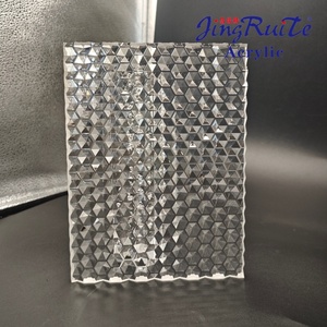 Kunststof producten met strepenpatroon, gegoten acryl wandpanelen voor moderne binnenhuisdecoratie. - Product Image 6