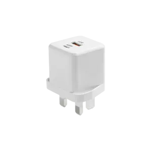 Uk Power Adapter Pd 20w Type C+USB+pc Fireproof Material For