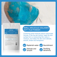 Vente en gros de petites molécules de collagène masque facial en cristal spiruline et nicotinamide acide hyaluronique produit de soin du visage