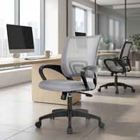 Chaise de bureau exécutive ergonomique en maille, réglable, pivotante et à roulettes, directement de l'usine