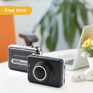 <span class=keywords><strong>เครื่องเล่น</strong></span><span class=keywords><strong>เทป</strong></span>คาสเซ็ตแบบพกพา รูปทรงกล้องโบราณ พร้อมพอร์ต USB แปลงเป็น MP3  มีลำโพงภายนอก 3 วัตต์ ถอดออกได้ - Product Image 6