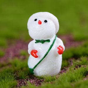 Venta Caliente de Fábrica: Serie Navideña en Miniatura, Manualidades de Resina, Mini Muñecos de Nieve de Resina, Decoración Navideña para el Hogar, Decoraciones para Jardín - Product Image 5