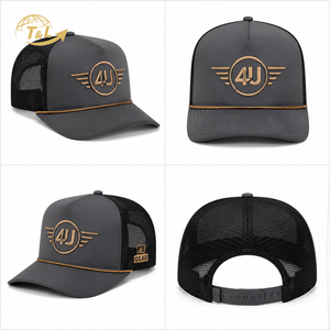 4u Custom Two Tone Woven Patch Baseball Cap 5 Panel Structured Caps White Logo High Quality Sport Gorras a <b>Frame</b> Trucker Hat - Product Image 6