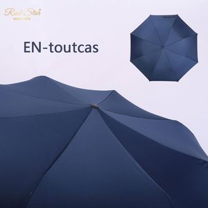 Plegable en 2 partes con revestimiento negro |   Paraguas Publicitario Automático para Negocios, Protección Solar y Contra la Lluvia - Product Image 3