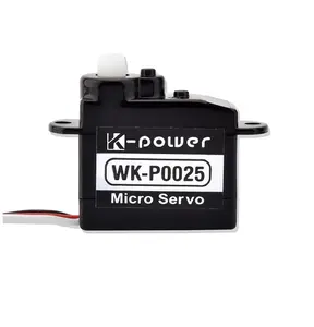 K-güç alt mikro uçak Servo 2.5g mikro Servo 90 180 360 derece çekirdeksiz Motor Analog Servo RC helikopter için Mini oyuncak