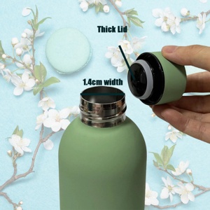 BPA-vrije gepersonaliseerde logo draagbare schoolwaterfles van roestvrij staal, thermisch geïsoleerde bulk tumblerfles van metaal voor volwassenen en kinderen - Product Image 4