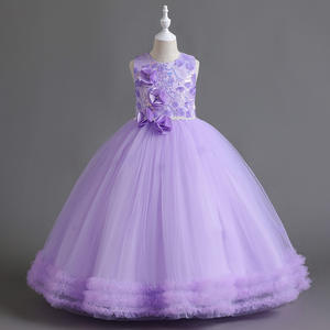 Navidad niña princesa <span class=keywords><strong>vestido</strong></span> sin mangas brillante niños Formal comunión cumpleaños fiesta extravagante <span class=keywords><strong>vestido</strong></span> de noche - Product Image 6