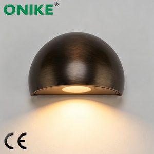 Applique murale extérieure LED étanche 1,5W en cuivre à montage en surface <span class=keywords><strong>pour</strong></span> <span class=keywords><strong>terrasse</strong></span>, éclairage bidirectionnel, villa, balcon - Product Image 3