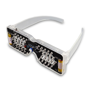 OKYN-G2008 Sound Activated Luminous Glasses Electronic <b>Welding</b> Practice <b>Kit</b> - Product Image 1