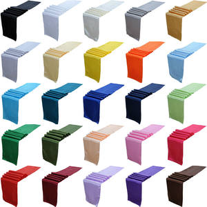 Camino de Mesa de Satén para Hotel de Bodas, Color Dorado Liso, Camino de Mesa Brillante y Liso de Lujo para Decoración de Mesa de Banquete - Product Image 3