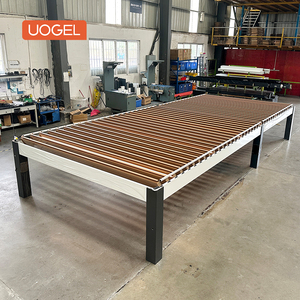 वाटरप्रूफ पेर्गोला लाउवर गैज़बो आउटडोर छत पेगोला एल्यूमीनियम मोटर चालित बायोक्लिमिटिक पेर्गोलस उद्यान गज़ेबो - Product Image 2