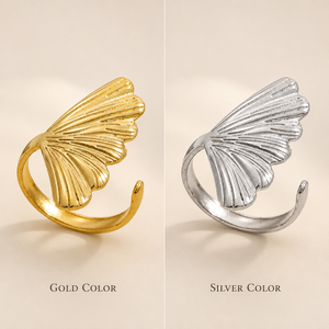 Anillo Abierto Cruzado de Acero Inoxidable en Tono Dorado y Plateado ChuYao para Mujer, Joyería de Moda, Proveedor Mayorista Personalizado - Product Image 3