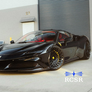 Mâm xe hợp kim đúc RCSR tùy chỉnh cho Ferrari, BMW, màu đen bóng, kích thước 18, 20, 22, 26 inch, dành cho xe con, lỗ bắt ốc 5x112, 6x139.7 - Product Image 3