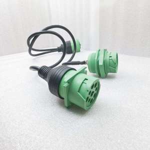 YMX-0051 Automotive 9-Pin Kupferkern 24 AWG J1939 Typ 2 Y-Kabel Kabelbaum PVC-Isolierung Y-Adapter Stecker/Buchse Anschlüsse - Product Image 4