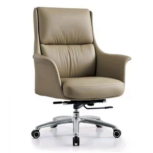 Silla Ejecutiva de Cuero Genuino: Comodidad Ergonómica, Ideal para Oficinas de Directores Ejecutivos y Salas de Juntas - Product Image 4