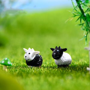 Accesorios de Jardín de Hadas en Miniatura, Figuras de Ovejas Pequeñas, Adornos para Terrarios DIY, Micropaisajes, Bonsáis, Decoración para Pasteles - Product Image 3