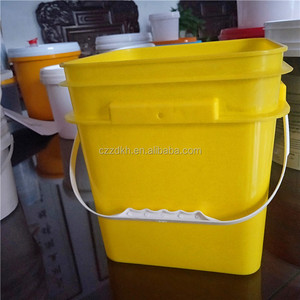 Wholesale custom 5L 10L 15L 16L 18L 20L Square Plastic Bucket With Lid