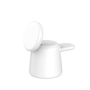 Nuevo <span class=keywords><strong>cargador</strong></span> inalámbrico de <span class=keywords><strong>15</strong></span> vatios CE ROHS FCC portátil fuerte magnético 2 en 1 estación de carga para reloj iPhone <span class=keywords><strong>Samsung</strong></span> - Product Image 1