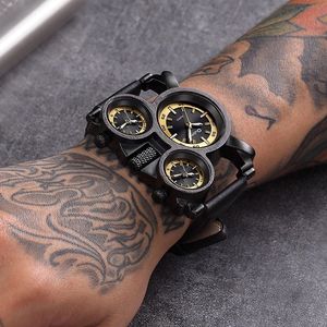 2022 <span class=keywords><strong>orologi</strong></span> da <span class=keywords><strong>uomo</strong></span> Oulm nuovo 1167 orologio al quarzo maschile stile <span class=keywords><strong>Vintage</strong></span> Design unico 3 <span class=keywords><strong>orologi</strong></span> da polso sportivi da <span class=keywords><strong>uomo</strong></span> con cinturino in pelle fuso orario - Product Image 5