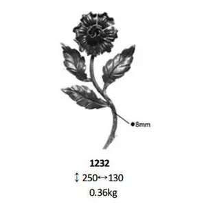 Smeedijzeren Art Stempelen Bloemen Voor Trapleuning Balustrade Leuning Gate Hek Onderdelen