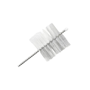 Brosse à paille en acier inoxydable 304, poils doux en nylon, ronde, largeur 15 mm, pour le nettoyage des bouteilles, usage domestique - Product Image 4