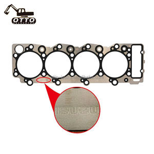 Прокладка головки блока цилиндров 8-97349491-0, оригинальные запчасти NPR 4HG1 897349-4910 8973494910 для запчастей экскаватора - Product Image 4