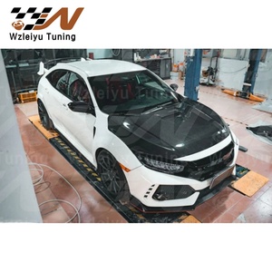 Parachoques delantero de fibra de carbono Real de nuevo estilo apto para Honda FK8 Civic tipo R 17-21 montaje de alta calidad - Product Image 4