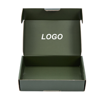 Carpeta de Embalaje Personalizada Premium con Forro de Esponja, Grabado en Relieve, Reciclable, de Cartón Corrugado Kraft para Suscripciones de Ropa y Cosméticos