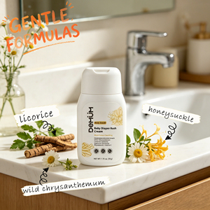 Crème Apaisante <span class=keywords><strong>pour</strong></span> Érythèmes Fessiers DEMUM, Formule Végétale, 50g, MOQ 1000 pièces – Soulage les Rougeurs <span class=keywords><strong>pour</strong></span> les Soins Quotidiens et la Guérison de Bébé - Product Image 2