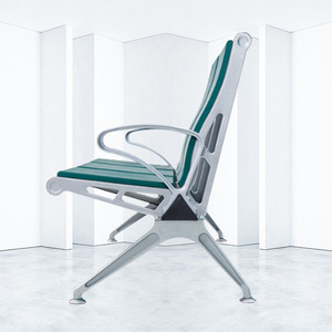 Sillas de espera Bao Xian de tres plazas con pasamanos para uso en aeropuertos, hospitales, bancos y salas de espera. - Product Image 2