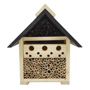 Hot Sale Garden Home Wooden Insect Hanging Beehive Hotel Bee House