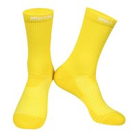 Fabrication en gros, chaussettes de cyclisme personnalisées de qualité, chaussettes de course à motif tendance pour vélo, logo personnalisé, sport
