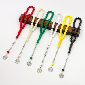Rosario Musulmán Tasbiha de 10mm, 33 Piezas, Pulsera Islámica para Ramadán, Subha, Kerbai, Kehribar, Tesbih, Tasbih, Misbaha - Product Image 6