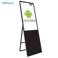 Portable 43 49 55 pouces LCD numérique affiche écran tactile intérieur publicité signalisation affichage magasin de détail ascenseurs kiosque inclus