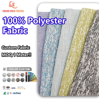 Tissu bouclé à paillettes en tweed 100% polyester 260 g/m² 150 cm, matière tissée pour la production de vêtements d'extérieur et de mode