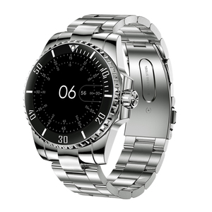 2025 Venta caliente reloj inteligente con esfera giratoria de acero inoxidable botón giratorio reloj inteligente de negocios de lujo de alta calidad para hombres - Product Image 1