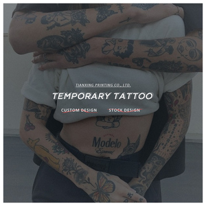 Tatuaggi Temporanei <span class=keywords><strong>Personalizzati</strong></span> all'Ingrosso con Logo o Design Stampato, Adesivi per Tatuaggi Temporanei Promozionali, Tatuaggi Finti Impermeabili - Product Image 1