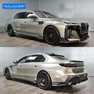 YICKU Kit Carrozzeria MSY Serie <span class=keywords><strong>7</strong></span> Facelift per <span class=keywords><strong>BMW</strong></span> Serie <span class=keywords><strong>7</strong></span> G70 735Li 740Li <span class=keywords><strong>M</strong></span>, Kit in Fibra di Carbonio con Labbro Anteriore e Diffusore Posteriore - Product Image 4