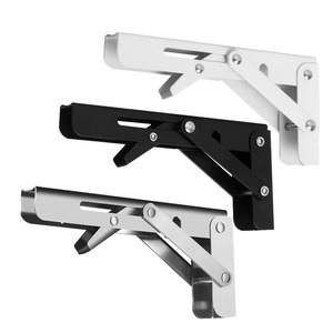 Paslanmaz çelik katlanır menteşe uzay tasarrufu ağır üçgen katlanabilir RV masa duvara monte raf için çalışma masası parantez - Product Image 3