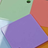Plaques et feuilles acryliques pastel brillantes personnalisées avec service de découpe – Écologiques, taille personnalisable pour la décoration